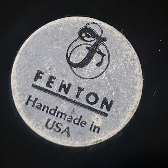 Fenton black glass paperweights (2) - Picture 4 of 6